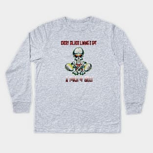 A Touch of Grey Kids Long Sleeve T-Shirt